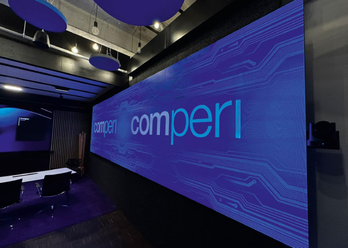 - MicroLED wall The Wall All-in-One IAB series from Samsung in 32:9 format